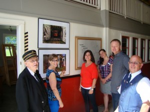 Nelson and District Credit Union check out the new Trolley Museum